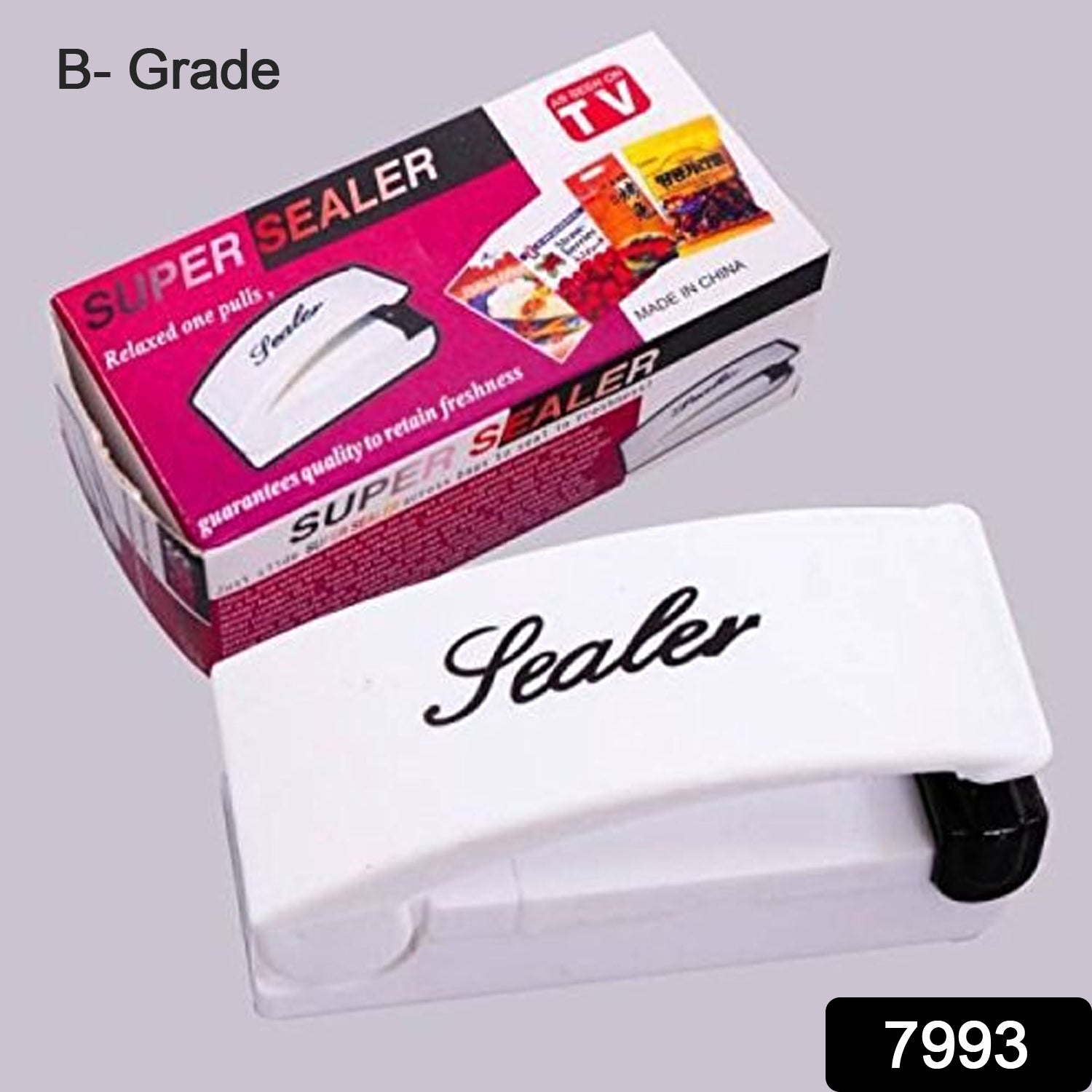 B Grade Multifunctional Household Mini Portable Super Sealer (1 Pc) B Grade Multifunctional Household Mini Portable Super Sealer (1 Pc)